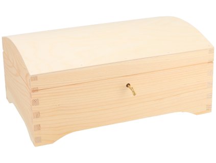 Kufer drewniany XII na kluczyk