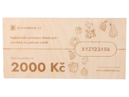 DÁRKOVÉ POUKAZY VÁNOČNÍ 6