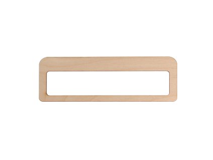 Dřevěná ucha na tašky - obdélník (Wybierz wariant 20 cm)