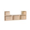 288 drevene bedynky obyvaci stena 180 x 69 x 24 cm