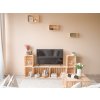 Drevene bedynky obyvaci stena 80x180x30 cm
