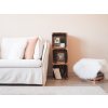 drevene opalene bedynky regal 90