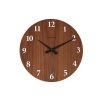 atmowood orechove numericke hodiny 50 cm cerne rucicky