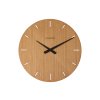 atmowood dubove indexove hodiny 50 cm cerne rucicky v1