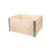 56485 2 dreveny vyvyseny zahon s kovanim 120 x 100 x 20 cm