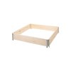 56599 1 dreveny vyvyseny zahon s kovanim 120 x 120 x 20 cm