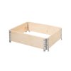56605 1 dreveny vyvyseny zahon s kovanim 80 x 60 x 20 cm