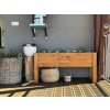 vyvyseny dreveny truhlik 120 cm borovice bylinky