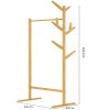 58672 1 bambusovy stojan na obleceni 163 x 66 x 40 cm