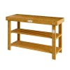 58675 2 akaciovy botnik s lavici 90 x 33 x 46 cm