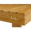 58678 akaciovy botnik s lavici 70 x 33 x 46 cm